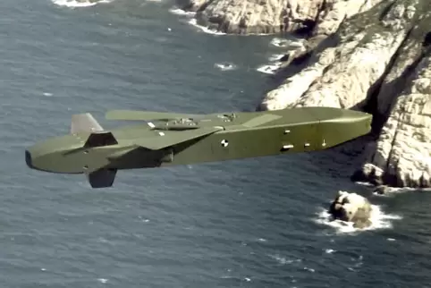 Taurus-Marschflugkörper während einer Übung vor der Westküste Südkoreas. 