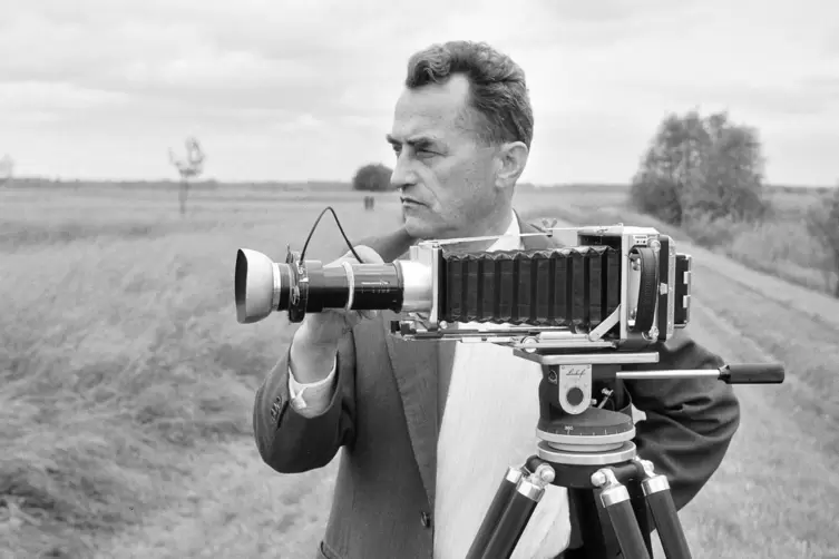 Vertrautes Bild: So kannten viele Speyerer den Fotografen Willi Fix (Foto um 1930).