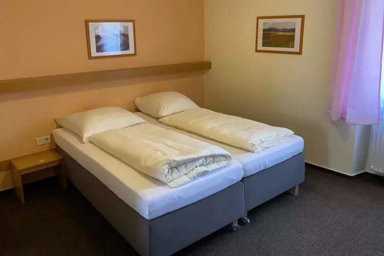 Eines der Zimmer im Pf&auml;lzer Hof. 