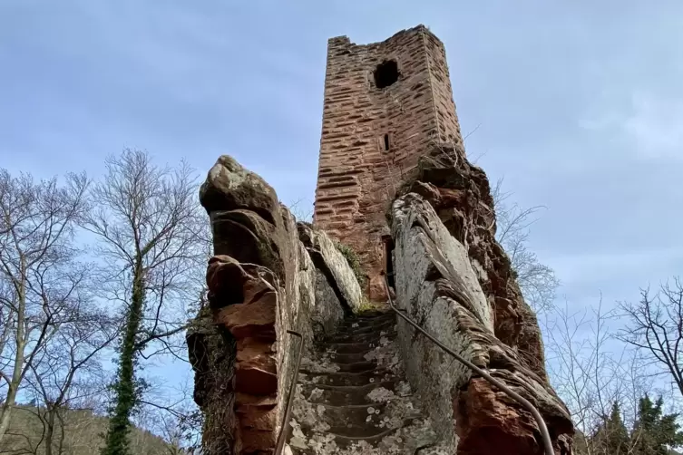 Schwindelerregend: Wasigensteins gotischer Wohnturm entstand kurz vor 1300.