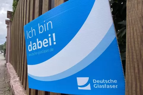 Ich bin dabei: Diese Hoffnung haben Deutsche-Glasfaser-Kunden auch im Speyerer Umland.