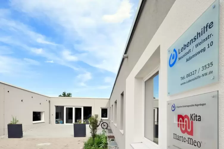 Die integrative Kita in Lachen-Speyerdorf.