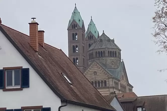 Sichtachse: Blick von der Widdergasse auf den Dom.