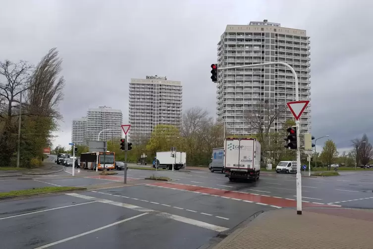 Ein Unfallschwerpunkt: die Kreuzung Stern-/Industriestraße. 