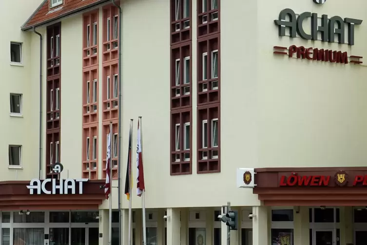 Das Achat-Hotel in der Exterstraße 2. 