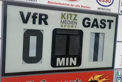 Bis zur 89. Minute führte der überlegene FKP nur mit 1:0 beim VfR Baumholder. 