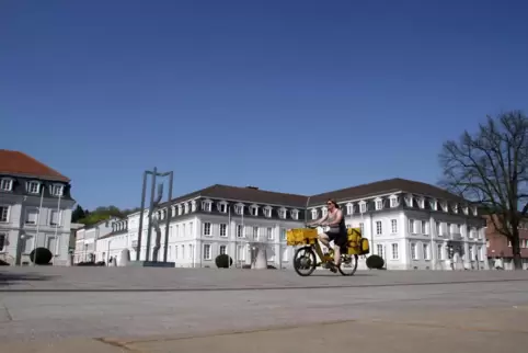 Der Herzogplatz in Zweibrücken.