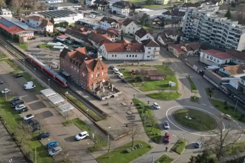 Eine Zufahrt zum Kreisel wird ab kommenden Montag gesperrt. 
