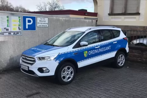 Die Fahrzeuge des Ordnungsamts in der Verbandsgemeinde Winnweiler ziert oben keine Blaulichtanlage mit Martinshorn – und das wir
