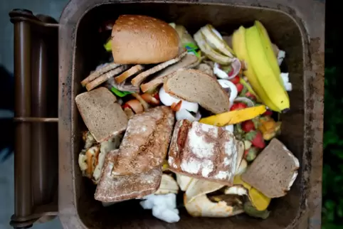 Essen im Müll. Die beiden Saar-Forscher wollen mit ihrem Projekt genau dagegen vorgehen.