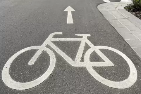 Sie müssten verschwinden: Fahrradpiktogramme in Einbahnstraßen. 