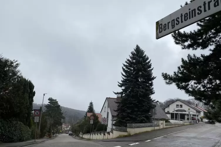Noch ist es erlaubt, vom Triftbrunnenweg in die Bergsteinstra&szlig;e einzufahren. Das soll bald verboten werden. 