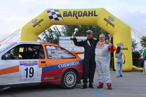 Bilden seit zwei Jahren ein starkes Rallye-Team: Alois Nothdurfter (links) und Walter Münch. 