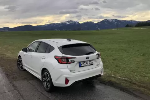 Das Heck des Impreza.