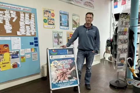 Markus Gödtel, der Leiter des Ramsteiner Jugendbüros, freut sich auf die bevorstehenden Jugendschutz-Tage. 