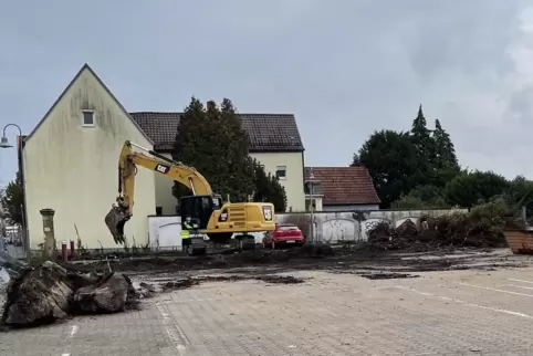 Die Arbeiten für den Mensa-Neubau haben begonnen. 
