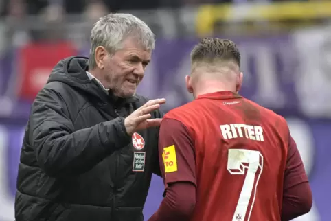 Trainer Friedhelm Funkel fand die Geste von Marlon Ritter toll. 