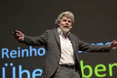 Eine Bergsteiger-Ikone: Reinhold Messner. 