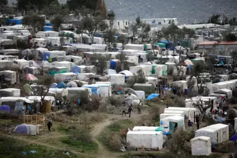 Die verheerenden Verhältnisse 2020 im Lager Moria auf Lesbos haben Katja Riemann motiviert, zu Flucht und Migration zu recherchi