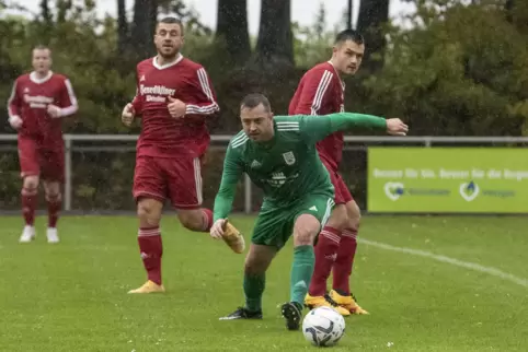 Für Alexander Gabrielow (vorne) und seine Teamkollegen vom SV Kirchheimbolanden geht es am Sonntag nach Trippstadt. 