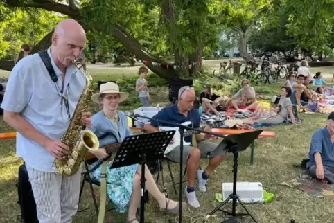 Mit einem Picknick hatten Friesenheimer vorigen Sommer den unverseherten Erhalt des Mittasch-Parks gefeiert. 