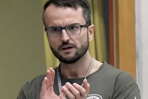 Zeigt sich zufriedener: VTV-Trainer Steffen Schneider.