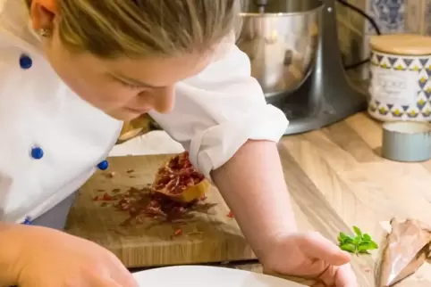 Noch bis Ende des Monats im ehemaligen Wormser „Tivoli“ aktiv: Gourmetköchin Annette Glücklich.