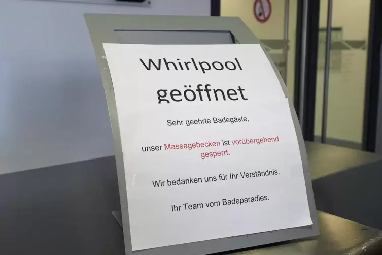 Whirlpool statt Massagebecken: Besucher haben eine Alternative. 