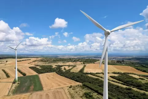 Bei der Diskussion ging es auch wieder um Windkraftanlagen auf dem Grünstadter Berg. 