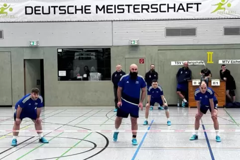 Zum fünften Mal in Folge Deutscher Meister: das Prellballteam des TSV Ludwigshafen. 