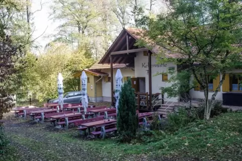 Der neue Spielplatz wurde so angelegt, dass er von der Keltenhütte aus überblickt werden kann. 