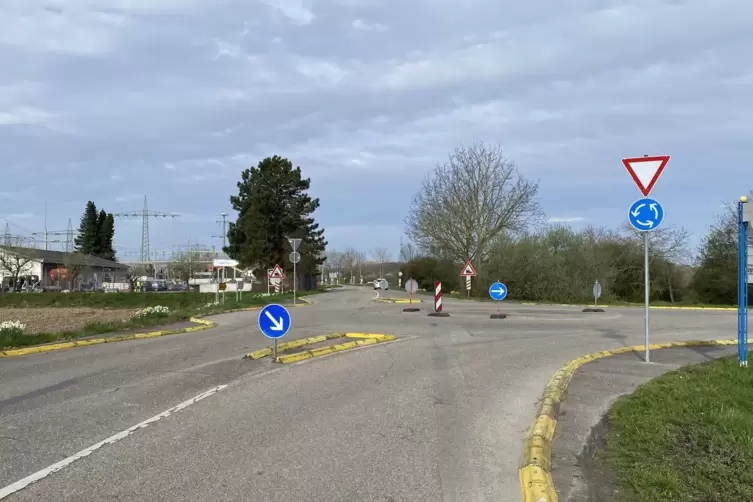2018 wurde der Kreisel errichtet.