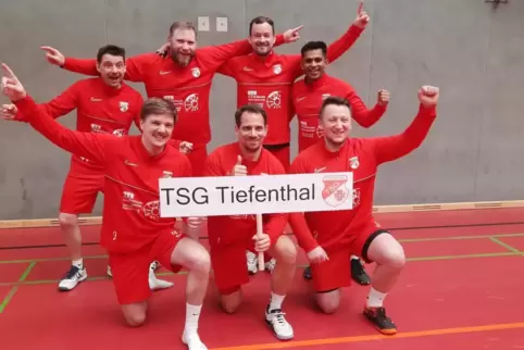 Dritter bei den Deutschen Meisterschaften: Die Männer 35 der TSG Tiefenthal. 