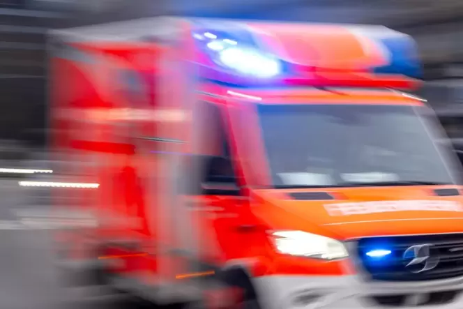 Unfall in Speyer-Nord: Rettungsdienst gefragt.