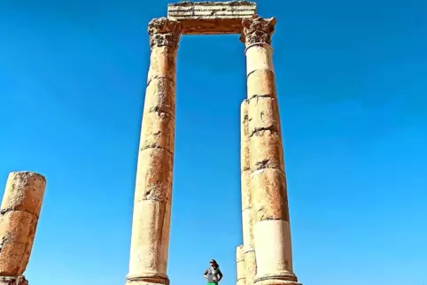 Das Wahrzeichen von Amman ist der Zitadellenhügel mit den Ruinen des Herkulestempels.
