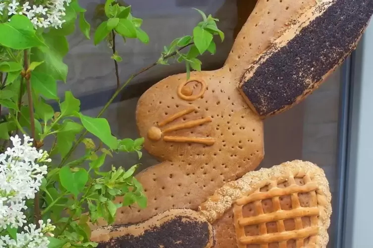 Osterhase aus dem Ofen als Deko: Die Produktion von gebackenen Osterl&auml;mmern rentiert sich f&uuml;r viele B&auml;cker nicht mehr. 