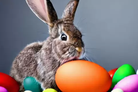 Der Osterhase hat in diesen Tagen viel zu tun. 