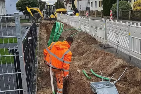 Vorbild für Otterstadt und Waldsee: der Glasfaserausbau in Speyer, hier ist der Erlenweg im Norden der Stadt zu sehen. 