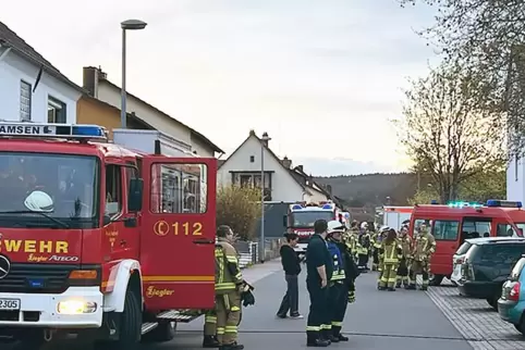 Die Feuerwehr kam mit 15 Fahrzeugen. 