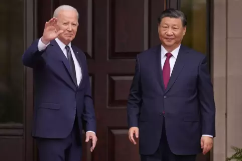 Joe Biden + Xi Jinping