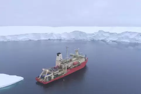 Der Thwaites-Gletscher in der Antarktis.