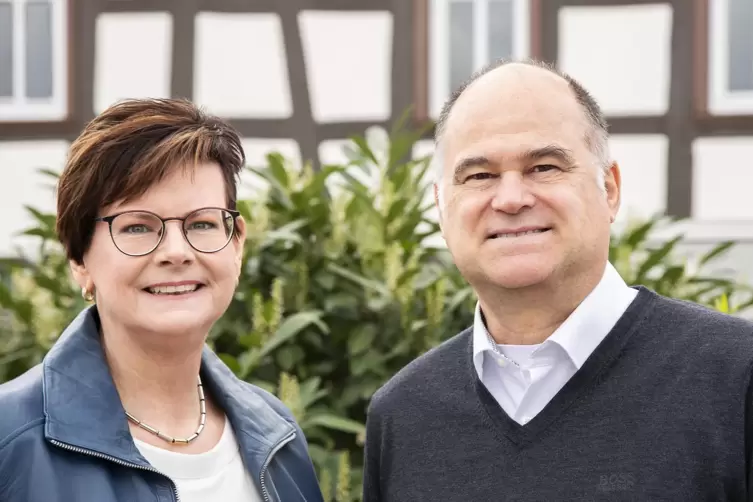 Martina Hoffmann und Christoph Saliba sind die Spitzenkandidaten der Hochdorf-Assenheimer CDU bei der Kommunalwahl am 9. Juni 20