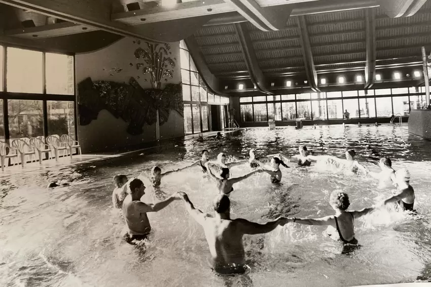 Wassergymnastik in den 1980er-Jahren.