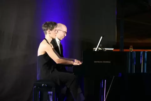 In ihrem Spiel in völliger Harmonie: Christine und Stephan Rahn. 