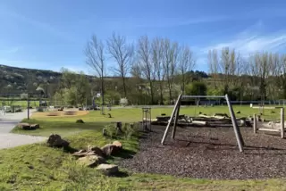Der Mehrgenerationenplatz in St. Julian ist barrierefrei konzipiert worden.