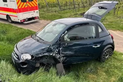Eines der beiden Unfallfahrzeuge. 