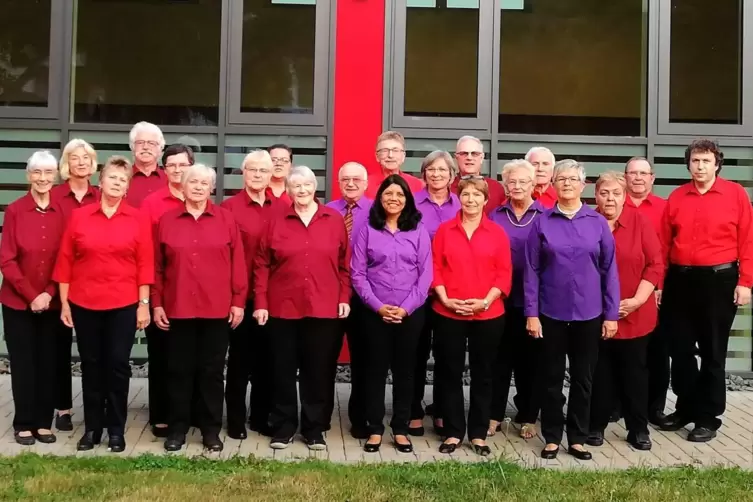 Früher Männergesangverein, heute Medarder Gesangverein, immer MGV: Das Bild entstand beim 125. Jubiläum im Jahr 2019. 