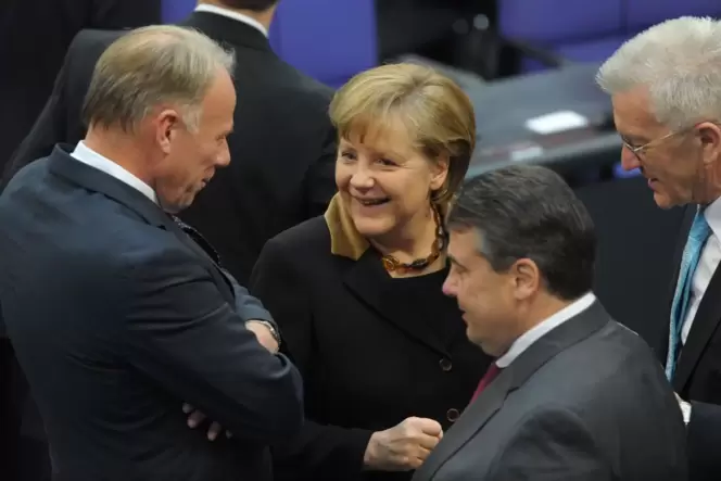 Merkel und Trittin