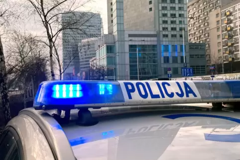 Streifenwagen der polnischen Polizei