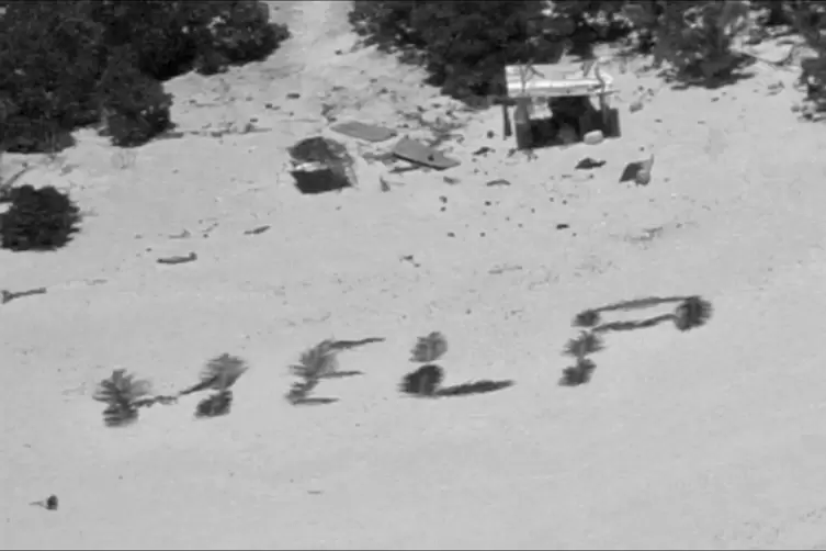 Botschaft auf Sand